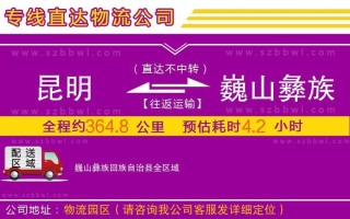 包一辆微型小货车从昆明到巍山要多少钱？